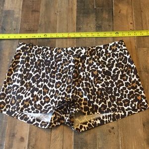J.Crew Animal Print Size 10 Shorts EUC